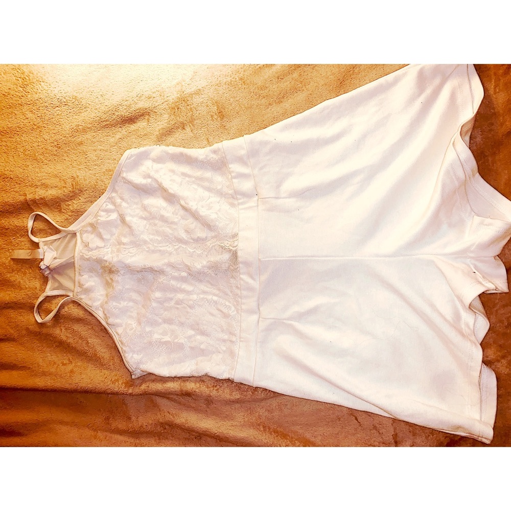 White lace romper
